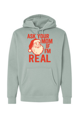 Light green Christmas hoodie with 