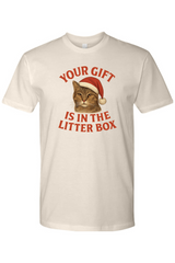 Cream Christmas t-shirt with 
