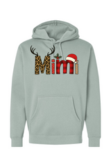 Light green Christmas hoodie with 