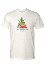 Light cream Christmas t-shirt with 