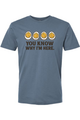 Blue Thanksgiving t-shirt with 
