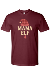 Maroon Christmas t-shirt with 