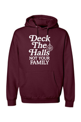 Maroon Christmas hoodie with 
