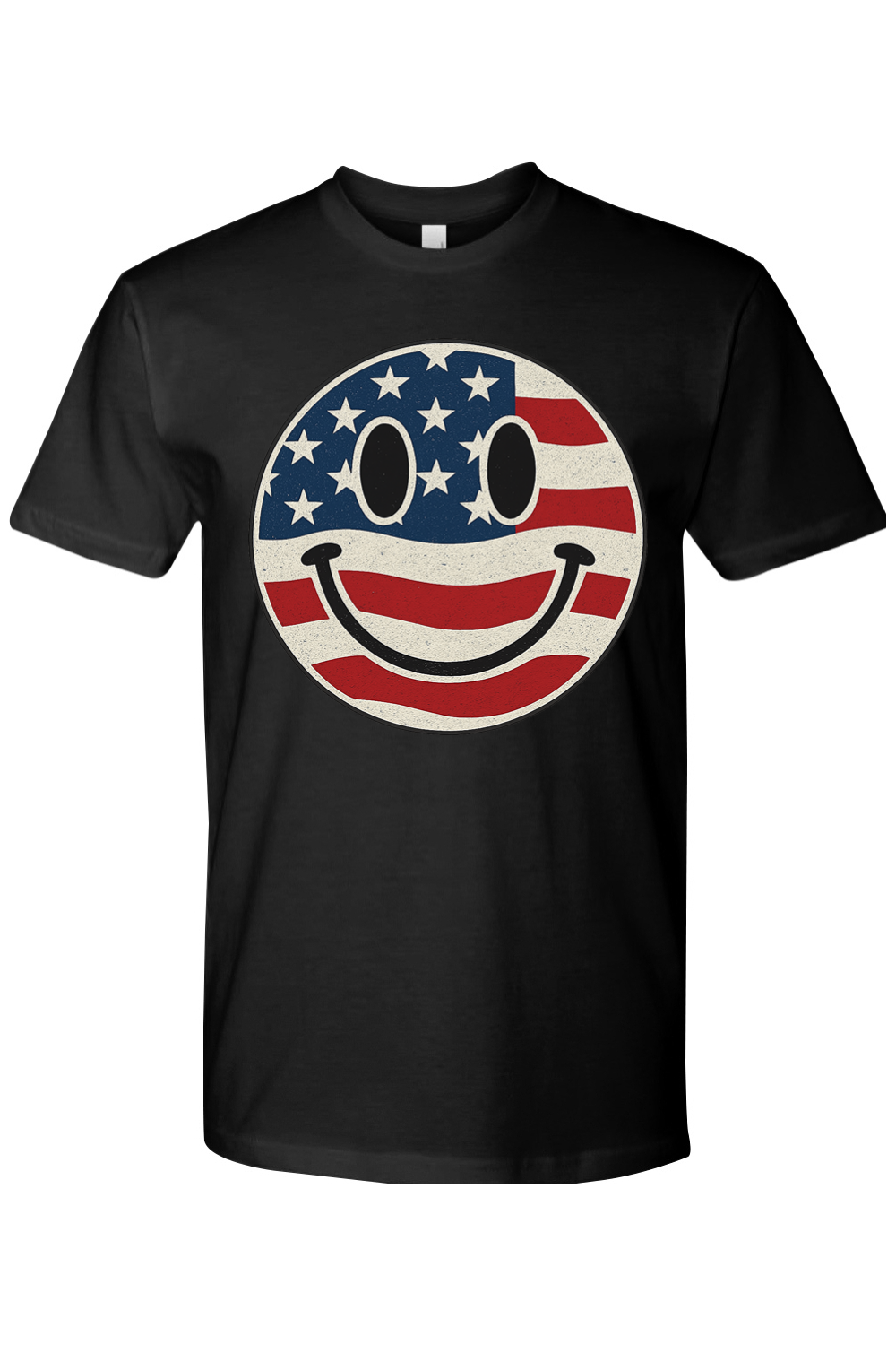 Star Spangled Smiley Face T-Shirt