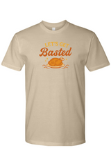 Dark beige Thanksgiving t-shirt with 