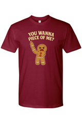 Burgundy Christmas t-shirt with 