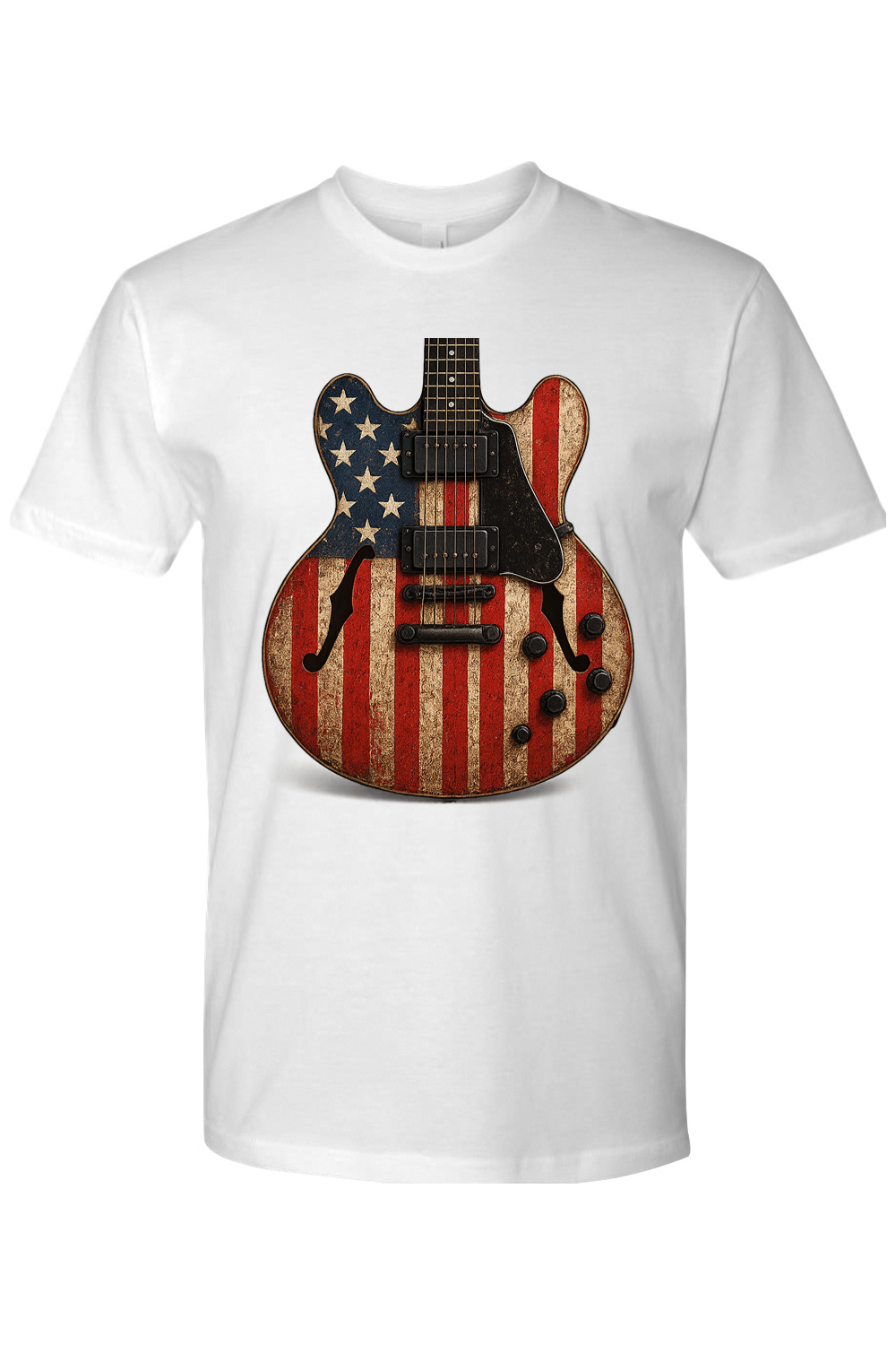 Stars, Stripes & Strings Guitar T-Shirt