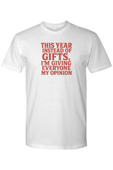 White Christmas t-shirt with 