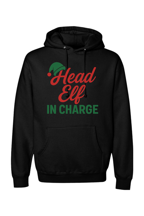 Black Christmas hoodie with 