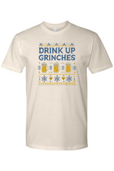 Beige Christmas t-shirt with 
