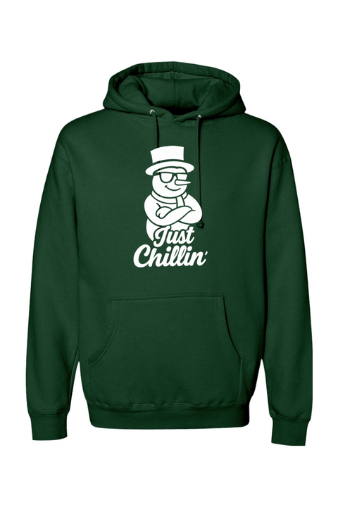 Dark green Christmas hoodie with 