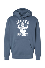 Light blue Christmas hoodie with 