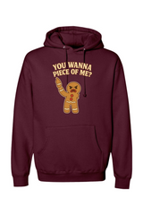 Maroon Christmas hoodie with 