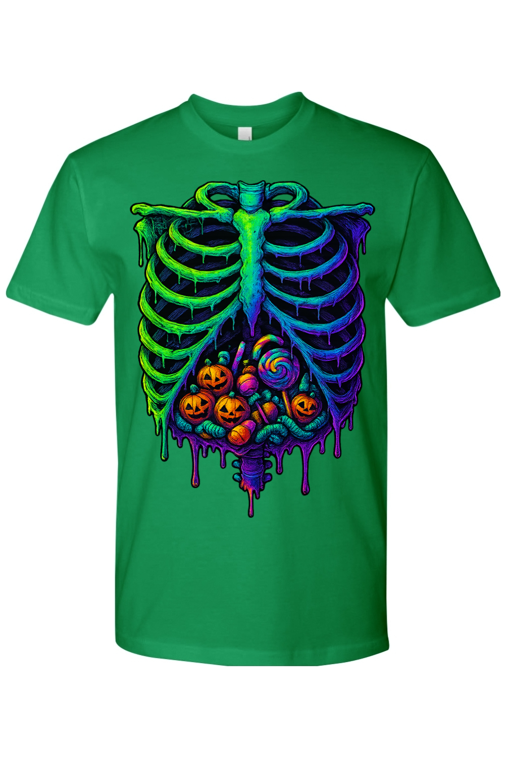 Neon Nightmare Ribcage T-Shirt