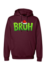 Maroon Christmas hoodie with 
