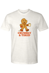 Light cream vintage Christmas t-shirt with 