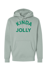 Light green Christmas hoodie with 