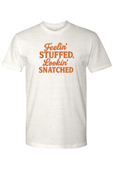 Light cream Thanksgiving t-shirt with 