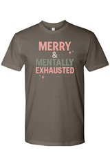 Gray Christmas t-shirt with 