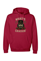 Red Christmas hoodie with 