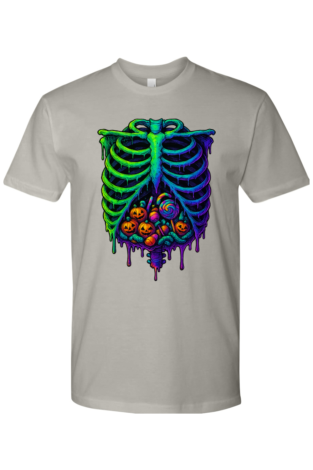 Neon Nightmare Ribcage T-Shirt