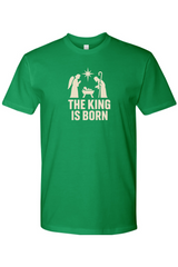 Green religious Christmas t-shirt with 