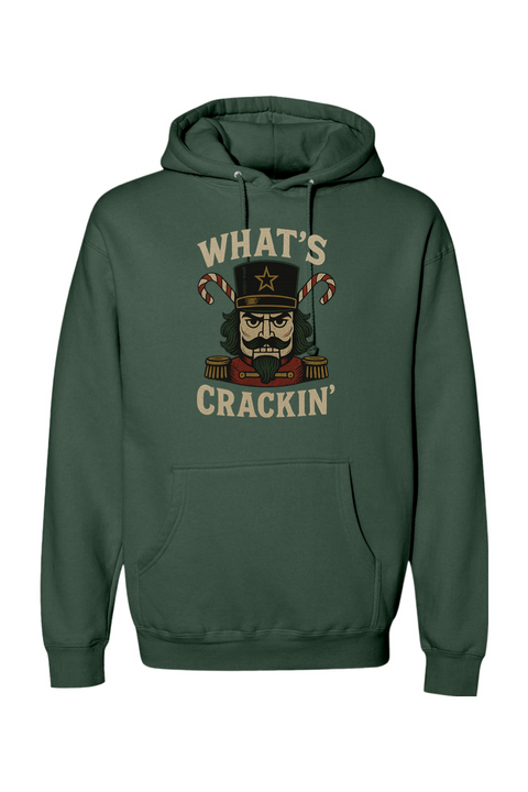Green Christmas hoodie with 