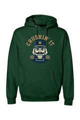 Green Christmas hoodie with 