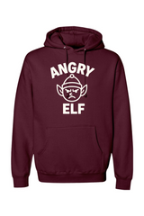 Maroon Christmas hoodie with 