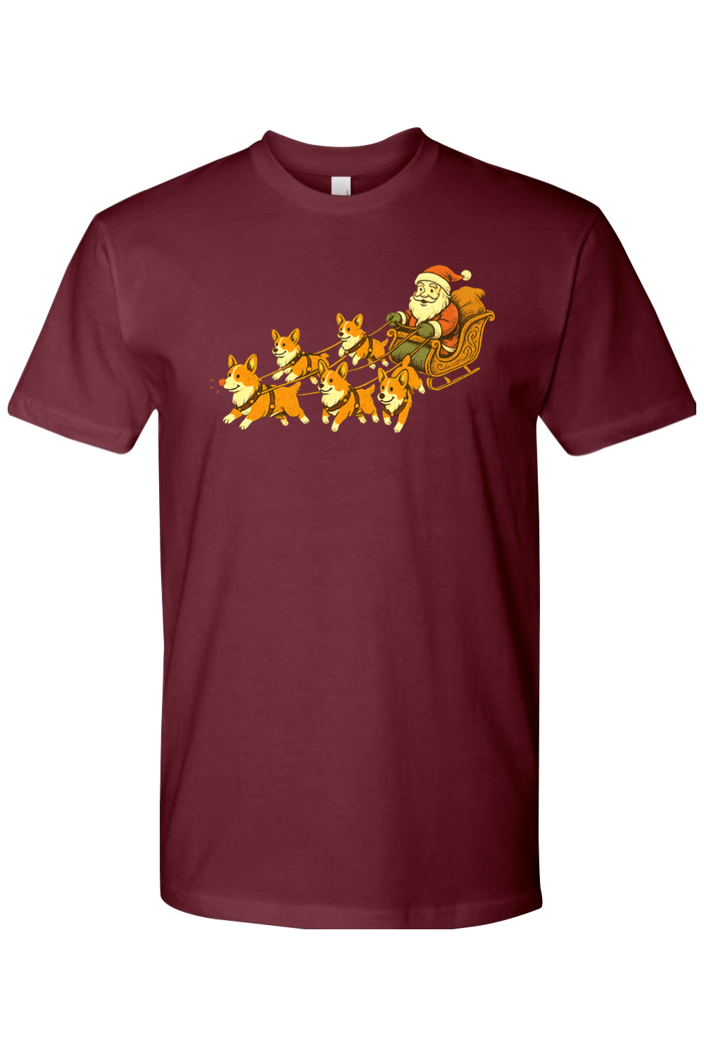 The Corgi Sleigh Ride T-Shirt