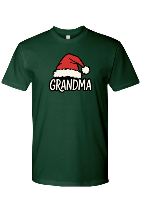 Dark green Christmas t-shirt with 