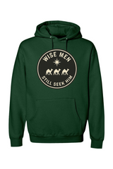 Green religious Christmas hoodie with 