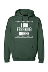 Pine green Christmas hoodie with 