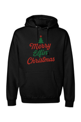 Black Christmas hoodie with 