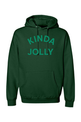 Green Christmas hoodie with 