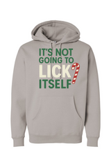 Gray Christmas hoodie with 