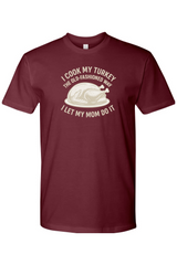 Maroon Thanksgiving t-shirt with 