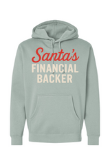 Light green Christmas hoodie with 