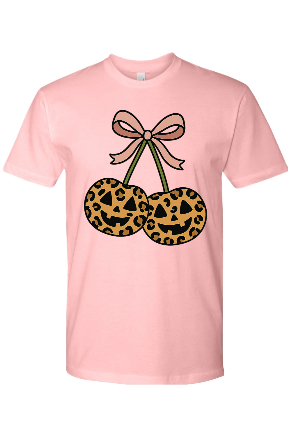 Leopard Cherry Jack-o-Lantern T-Shirt