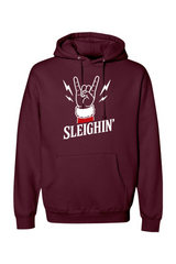 Maroon Christmas hoodie with 