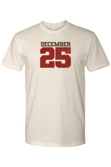 Cream Christmas t-shirt with 
