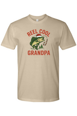 Dark beige Christmas t-shirt with 