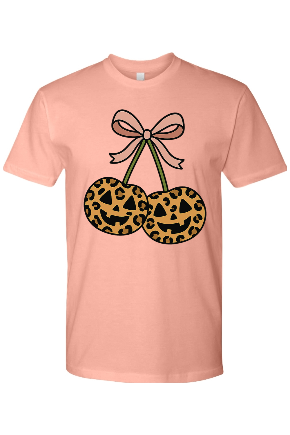 Leopard Cherry Jack-o-Lantern T-Shirt