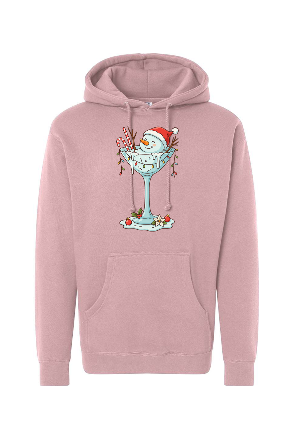 Melted Martini Snowman Hoodie