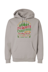 Gray Christmas hoodie with 
