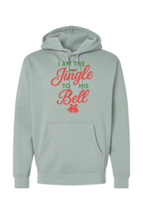 Light green Christmas hoodie with 