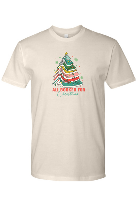 Beige Christmas t-shirt with 