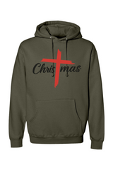 Olive green Christmas Hoodie with 