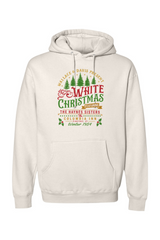 Beige Christmas hoodie with 