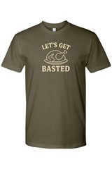 Dark olive green Thanksgiving t-shirt with 